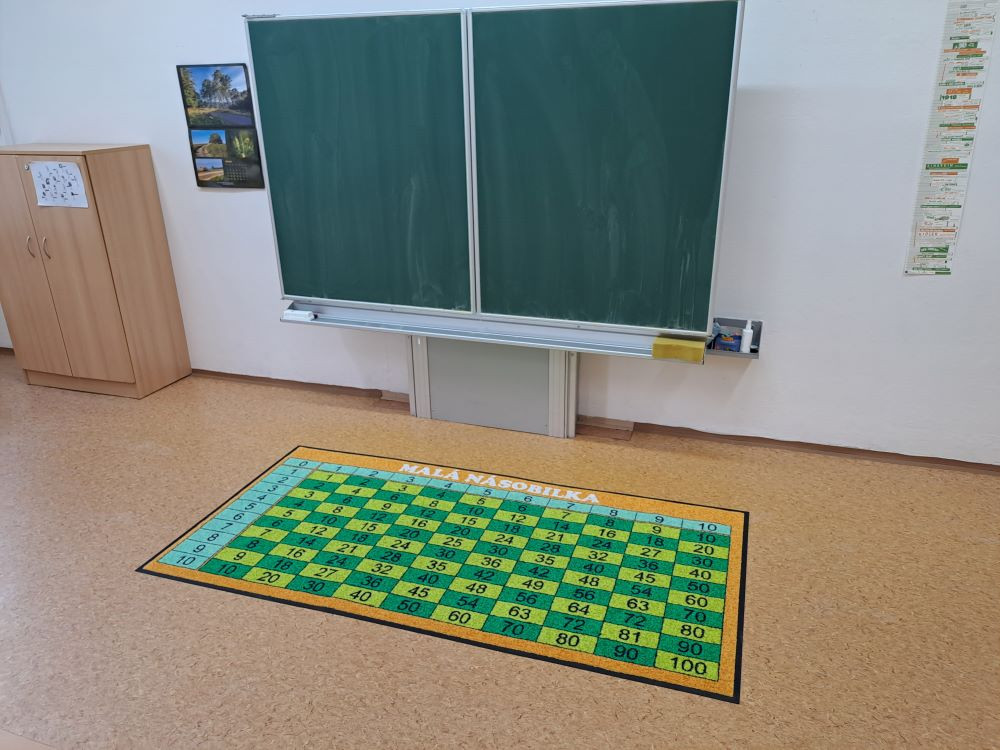 Didaktický koberec MALÁ NÁSOBILKA (zelený)
