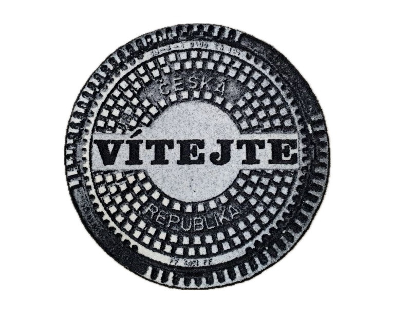 Uvítací koberec KANÁL, POKLOP